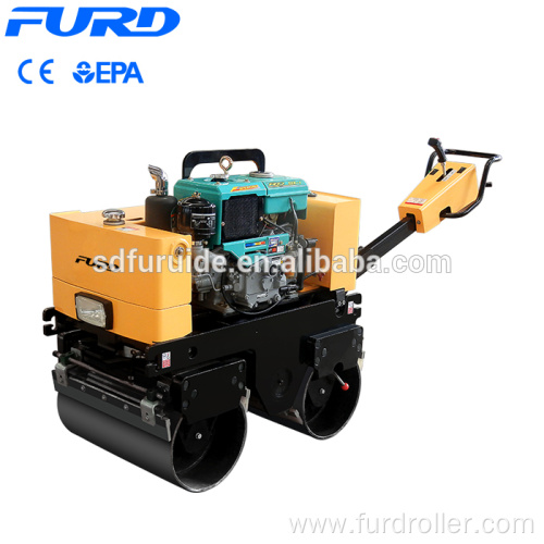 0.5~0.8 Ton Weight Small Steel Wheel Road Roller Machine for Sale